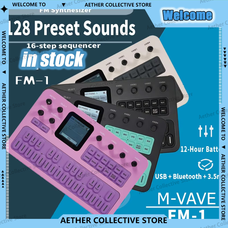 M-Vave Fm-1 Pocket FM-Synthesi – Midi Controller Pad Bewertung und Preis