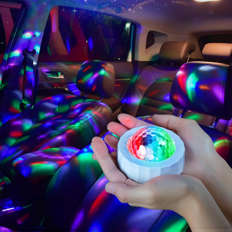Auto-Disco-Kugel, wiederauflad – Audio Music Dj Bewertung und Preis